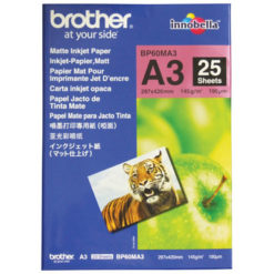 Brother BP-60MA3 Matte Inkjet Paper A3 - 25 Sheets, 145gsm