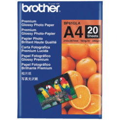 Brother BP-61GLA Glossy Photo Paper A4 - 20 Sheets, 190gsm