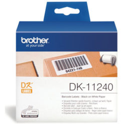 Brother DK11240 White Labels - 102mm X 51mm - 600 per roll