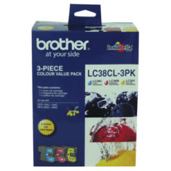 Brother LC-38CL Colour Value Pack Ink Cartridges