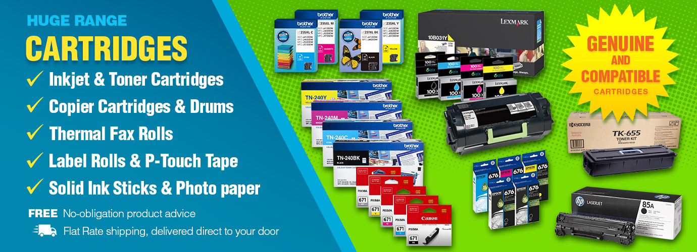 Banner - Cartridges and Consumables